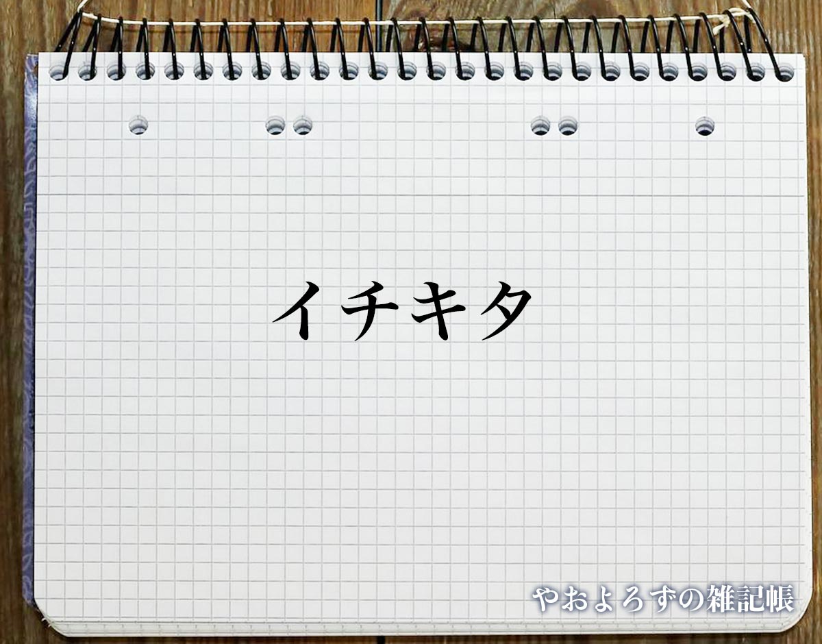 「イチキタ」とは？