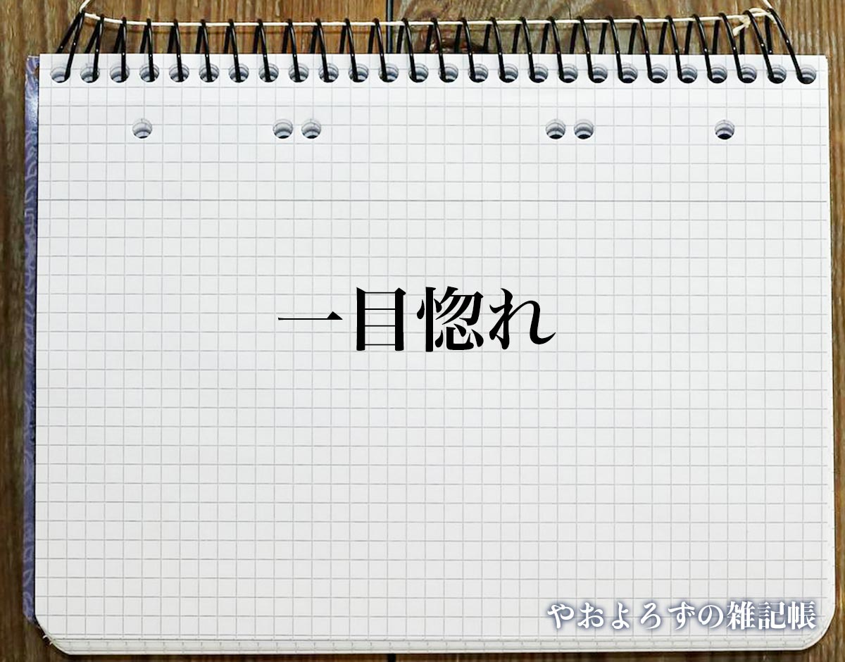 「一目惚れ」の花言葉を持つ花とは？